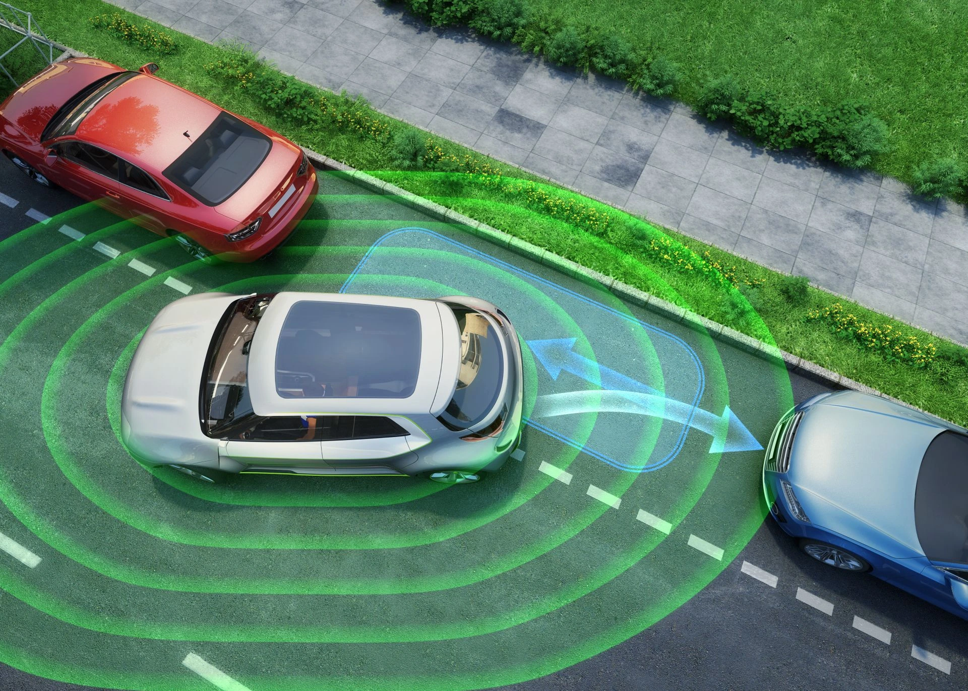 سیستم کمک پارک park assist system
